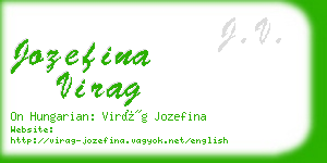 jozefina virag business card